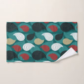 Retrostijl in aantrekkelijke vormgeving van kleure bad handdoek (Handdoek)