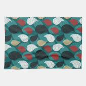 Retrostijl in aantrekkelijke vormgeving van kleure theedoek (Horizontaal)