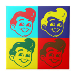 Retrostijl keramisch Onderzetter Tegeltje