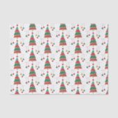 Retrostijl kerstboom tissuepapier (Voorkant)
