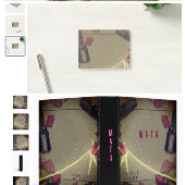 Retrostijl lippenstift notitieboek