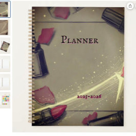 Retrostijl lippenstift planner