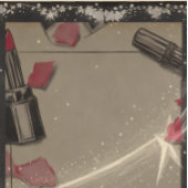 Retrostijl lippenstift post-it® notes