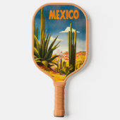 Retrostijl Mexico Pickleball Paddle (Achterkant)