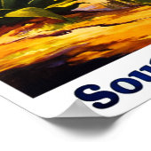 Retrostijl Mexico Travel Poster (Hoek)