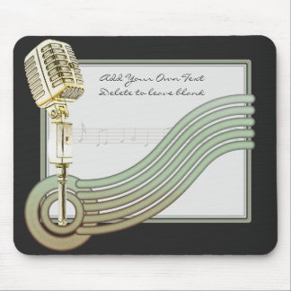 Retrostijl Mic Mousepad Muismat
