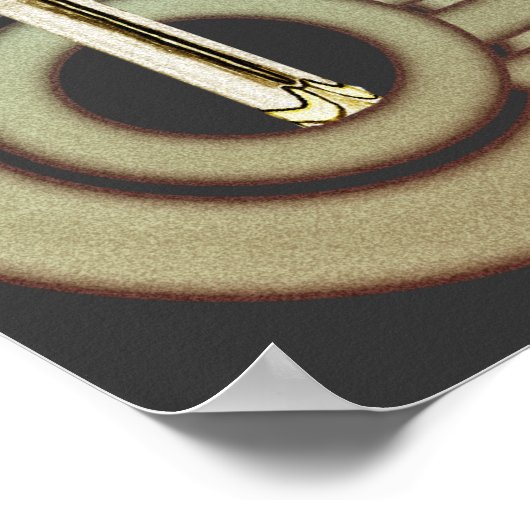 Retrostijl Mic Poster (Hoek)