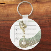 Retrostijl Mic Specialized Sleutelhanger (Voorkant)