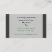 Retrostijl  Mic-Visitekaartjes Visitekaartje (Achterkant)