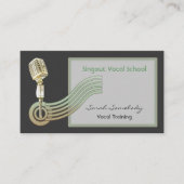 Retrostijl  Mic-Visitekaartjes Visitekaartje (Voorkant)