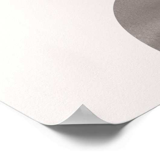 Retrostijl. midden eeuw poster (Hoek)