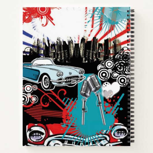 Retrostijl Notitieboek (Achterkant)