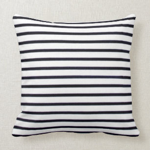 Retrostijl-Striped-Black-White-Pillow-Set Kussen
