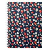  Retrostijl Tiny Flowers Spiral Notitieboek (Voorkant)