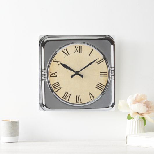 Retrostijl Vierkante Klok (Huis)