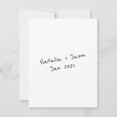 Retrostijl Wenskaart Kaart (Achterkant)