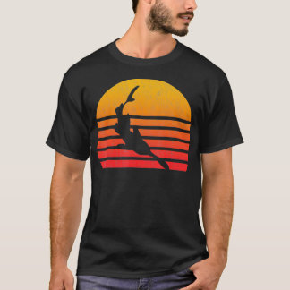  Retrostijl zonnepaddlefish T-shirt