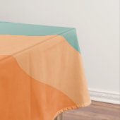 Retrostijlgolven versieren tafelkleed (Voorbeeld)