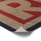 Retrostijlontwerp Poster (Hoek)