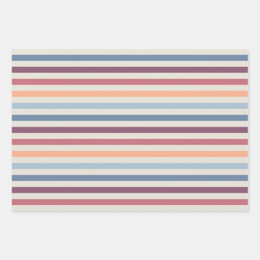  Retrostijlpatronen, Complimentary Pack Inpakpapier Vel (Voorkant)