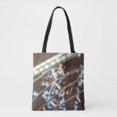 Retrostijlvakantielampjes Tote Bag (Voorkant)
