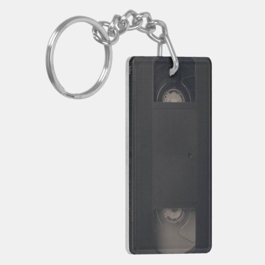 Retrostijlvideoband Sleutelhanger (Voorkant Links)