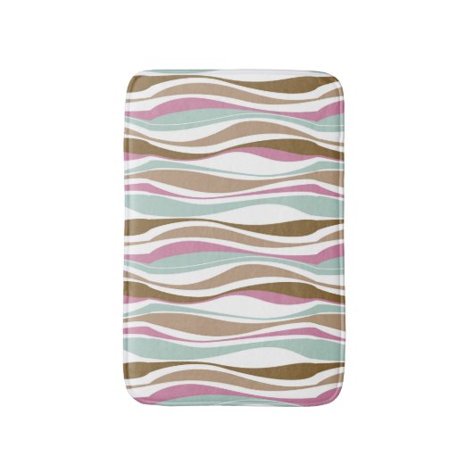 Retrostrepen Badmat (Voorkant Verticaal)