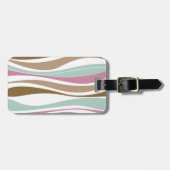 Retrostrepen Bagagelabel (Voorkant horizontaal)