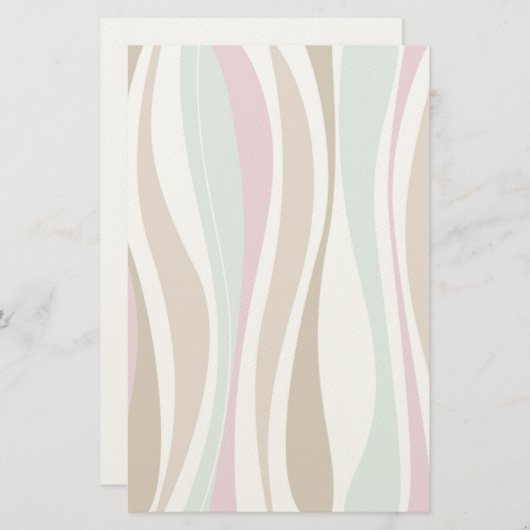 Retrostrepen Briefpapier (Voorkant / Achterkant)