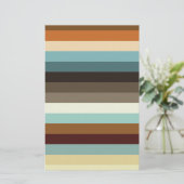 Retrostrepen Briefpapier (Staand voorkant)