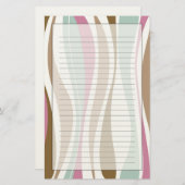 Retrostrepen Briefpapier (Voorkant / Achterkant)