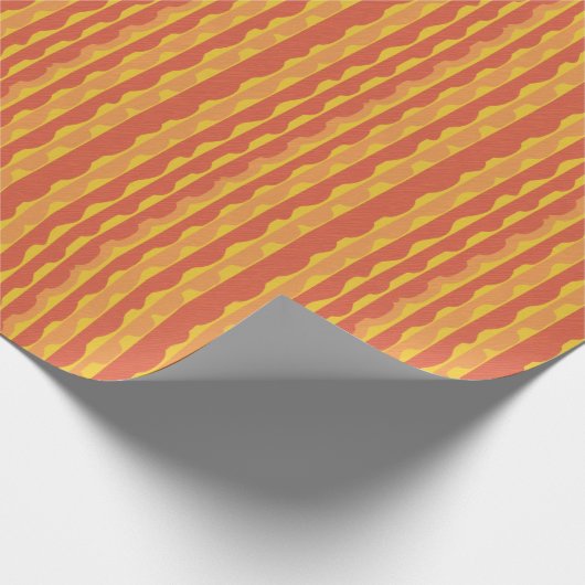 Retrostrepen Cadeaupapier (Hoek)