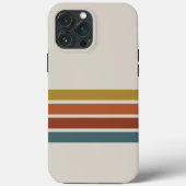 Retrostrepen Case-Mate iPhone Case (Achterkant)