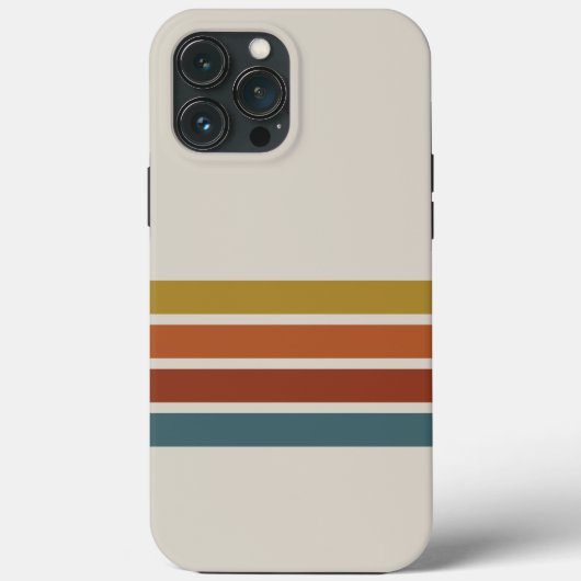 Retrostrepen Case-Mate iPhone Case (Achterkant)