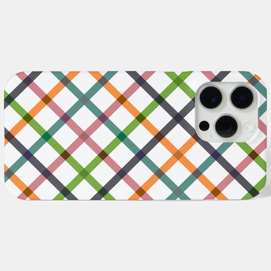 Retrostrepen Case-Mate iPhone Case (Achterkant (horizontaal))