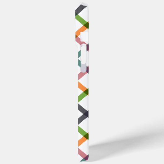 Retrostrepen Case-Mate iPhone Case (Achterkant / Links)