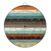 Retrostrepen Dartbord (Voorkant)