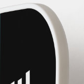 Retrostrepen gepersonaliseerd pickleball paddle (Links Detail)