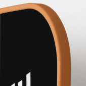 Retrostrepen gepersonaliseerd pickleball paddle (Links Detail)