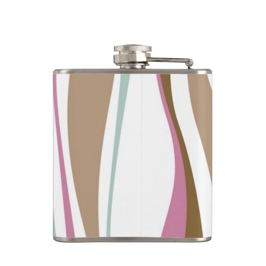 Retrostrepen Heupfles (Achterkant)