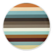 Retrostrepen Keramische Knop (Voorkant)