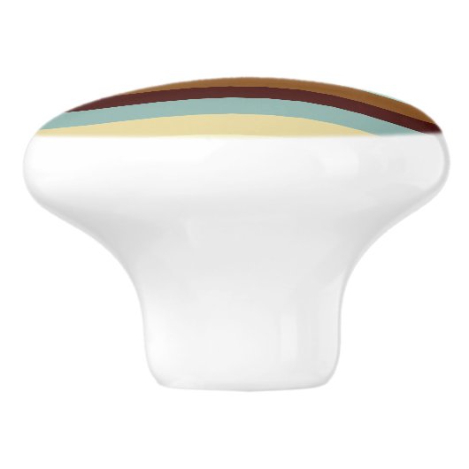 Retrostrepen Keramische Knop (Zijkant)