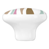 Retrostrepen Keramische Knop (Zijkant)