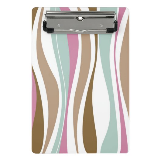 Retrostrepen Mini Klembord (Voorkant)