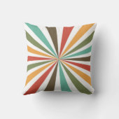 Retrostrepen op transparante achtergrond nr. 02 kussen (Achterkant)