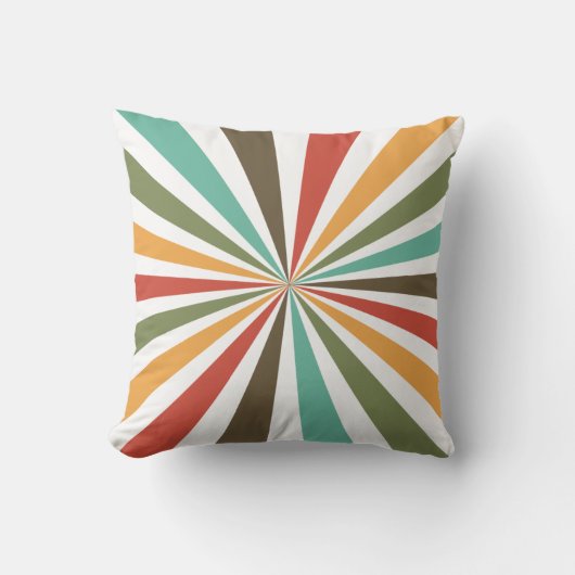 Retrostrepen op transparante achtergrond nr. 02 kussen (Voorkant)