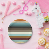 Retrostrepen Papieren Bordje (Feest)