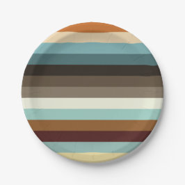 Retrostrepen Papieren Bordje