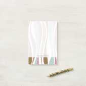 Retrostrepen Post-it® Notes (Op bureau)