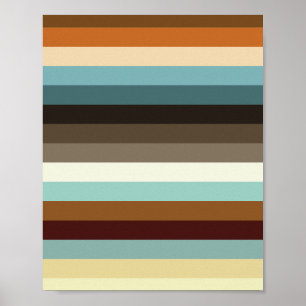 Retrostrepen Poster